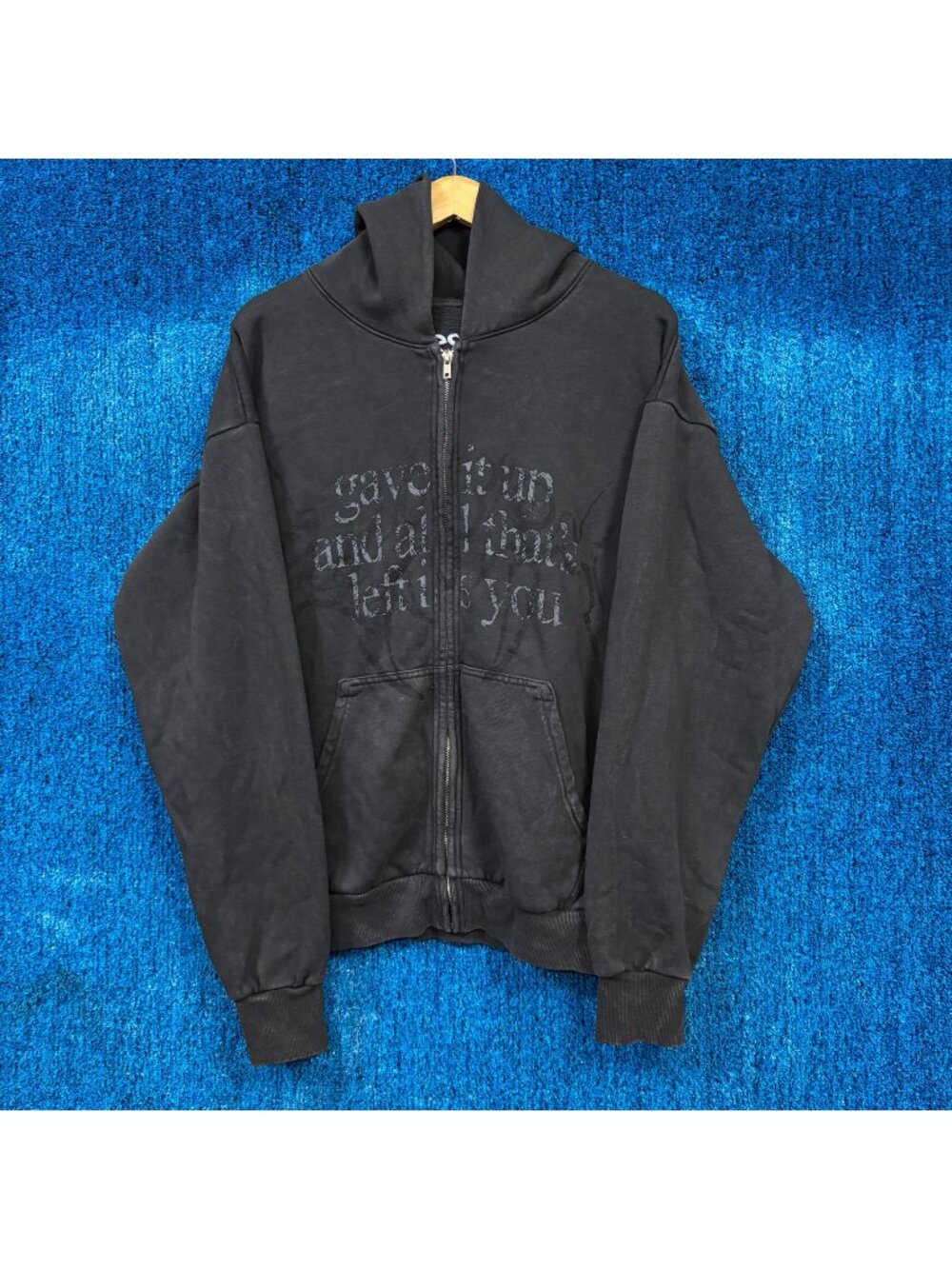 Keshi Zip-Up Popstar Hoodie Size Large